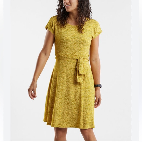Toad&Co Dresses & Skirts - NEW Toad & Co XS Road Tripper Wrap Dress Popover Belted Daisies